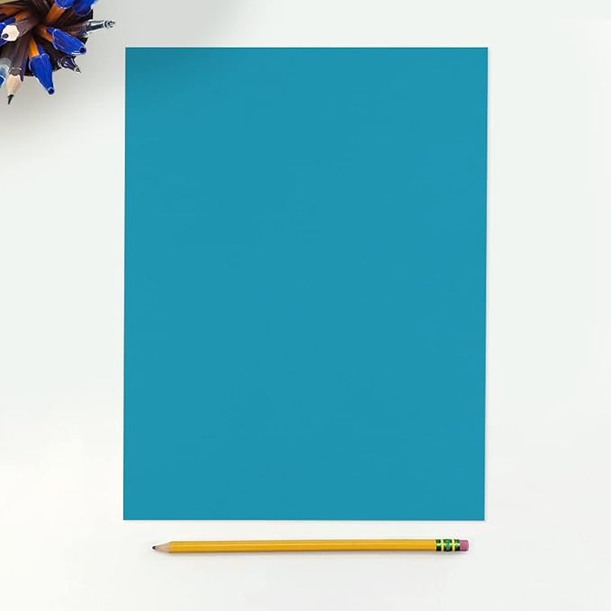 LUXPaper 8.5" x 11" Paper | Letter Size | Bright Blue | 60lb. Text | 1 - Image 3