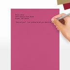 LUXPaper 8.5" x 11" Paper | Letter Size | Magenta Pink | 80lb. Text | 250 Qty - Image 5