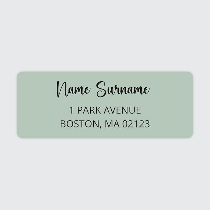 Dotty about Paper Personalized Sage Green Colorblock by DottyAboutPaper