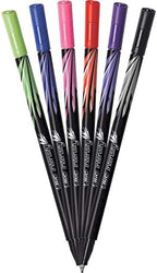 BIC Intensity Fineliner Marker Pen Set, Fine Point Pens, 6-Count Pack, Markers - Image 4