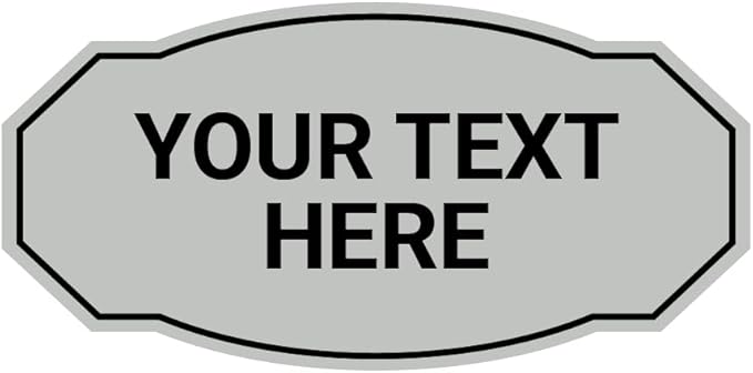 Custom Victorian Wall or Door Sign – Personalized Plastic Sign - Image 6