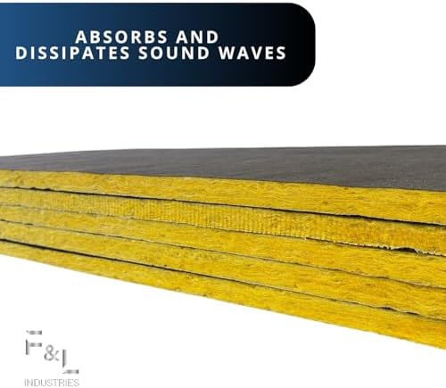 f&l r6 fiberglass board acoustic insulation panels –, package contents