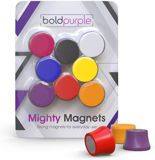 Strong Magnets for Whiteboard, Glassboard and Fridge. N54 Neodymium Rare Earth by boldpurple