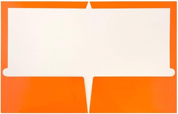 JAM PAPER Laminated Two Pocket Glossy Folders - Image 2