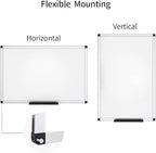 VIZ-PRO Magnetic Whiteboard/Dry Erase Board, 36 X 24 Inches, Includes 1 Eraser - Image 2