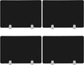 4PCS Desk Dividers Office Partitions, Privacy Desk Panel Protective, Frosted