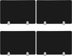 4PCS Desk Dividers Office Partitions, Privacy Desk Panel Protective, Frosted