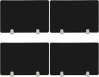 4PCS Desk Dividers Office Partitions, Privacy Desk Panel Protective, Acrylic - Image 2