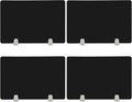4PCS Desk Dividers Office Partitions, Privacy Desk Panel Protective, Frosted by TFCFL