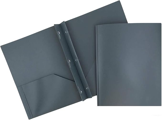 JAM PAPER Plastic Color POP Folders by JAMPaper