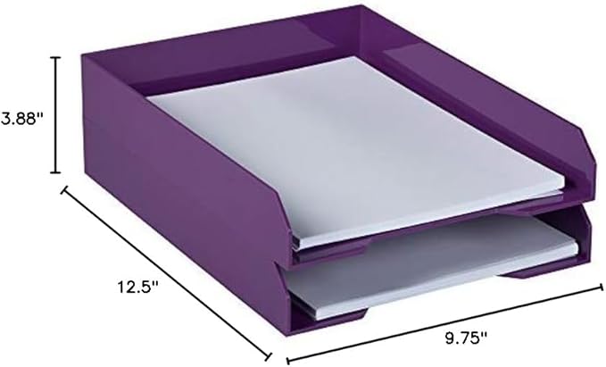 JAM PAPER Stackable Paper Trays - Image 6