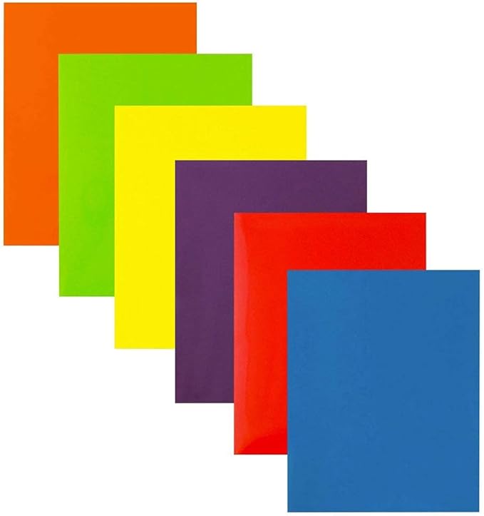 JAM PAPER Laminated Two Pocket Glossy School Folders - Image 2