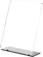 Rebehari 180° Adjustable Acrylic Sign Holder 8.5"x11", Magnetic Code Sign Menu - Image 4