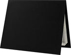 LUXPaper 9.5" x 12" Certificate Holders | Black Linen | 100lb. Cover | 50 Qty by LUXPaper