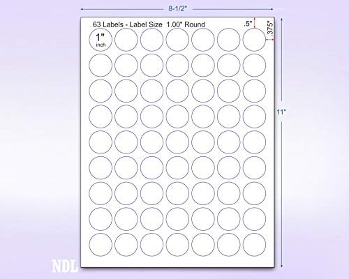 8-1/2 x 11" Neon Color High Light Fluorescent Labels - Image 2
