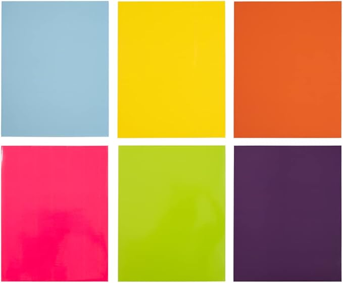 JAM PAPER Laminated Two Pocket Glossy School Folders - Image 3