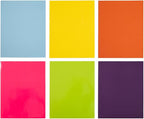 JAM PAPER Laminated Two Pocket Glossy School Folders - Image 3