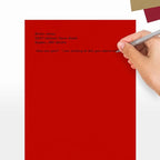 LUXPaper 8.5" x 11" Paper | Letter Size | Holiday Red | 60lb. Text | 1 - Image 5