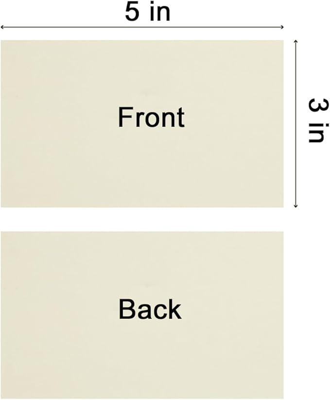 50 Sheets Blank Cardstock Paper 250 GSM Thick Heavy Cards Stock - Image 2