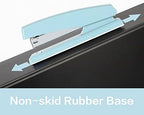 Deli Stapler, 25 Sheet Capacity, 1000 Staples & Staple Remover, Blue