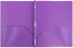 JAM PAPER Plastic 2 Pocket POP Folders - Image 2