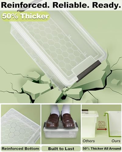 extra large pencil box with removable divider, thickened showing dimensions