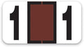 File Right Number Labels Roll – Color-Coded Numeric Filing Labels, 1-5/8" × by Unknown