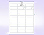 8-1/2 x 11 Neon Color High Light Fluorescent Labels - Image 2
