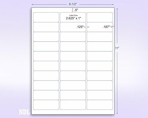 NextDayLabels - 8-1/2 x 11 Neon Color High Light Fluorescent Labels - Image 2