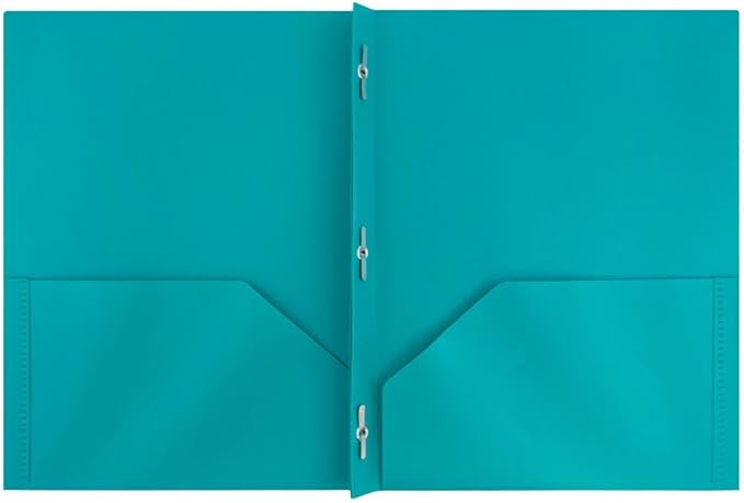 JAM PAPER Plastic Color Pop Folders - Image 2