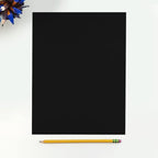 LUXPaper 8.5" x 11" Cardstock | Letter Size | Midnight Black | 100lb. Cover | - Image 2