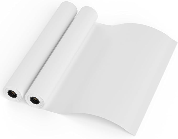 FungLam Wide Format Paper, 24 in x 150 ft Plotter Paper, 2 Rolls CAD Bond Rolls by FungLam