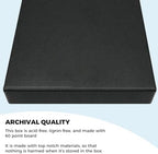 golden state art, clamshell archival storage box 11x14, close-up detail