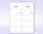 NextDayLabels - 8-1/2 x 11 Neon Color High Light Fluorescent Labels - Image 2