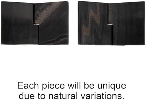 Bloomingville Decorative Marble Book Holder, Ebony