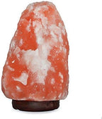 7 inch himalayan salt lamp with dimmer cord, side view