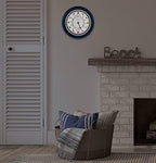 bulova lighted digital clock, model c4891, modern design showing dimensions