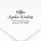 Custom Floral Address Stamp | Choose from 12 Designs | Multiple Ink Color - Image 2