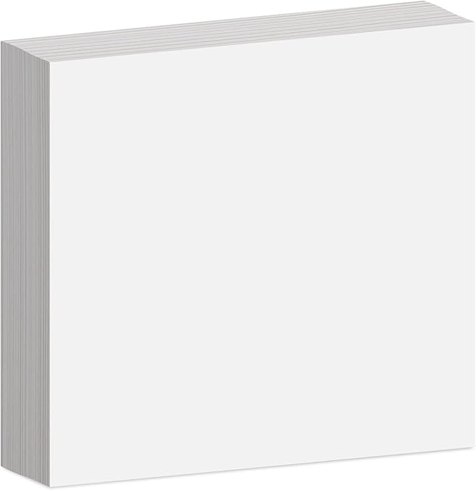 Reskid White Cardstock Thick Paper by Unknown