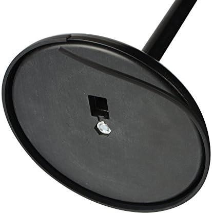 adjustable heavy duty pedestal sign holder floor stand, front angle view