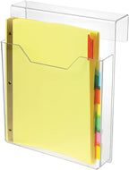 Clear Acrylic Cubicle Sign Holder, Name Plates, & File Holders by SOURCEONEDISPLAYS