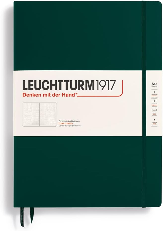 LEUCHTTURM1917 - Notebook Hardcover Master Classic A4+ - 235 Numbered Pages by LEUCHTTURM1917