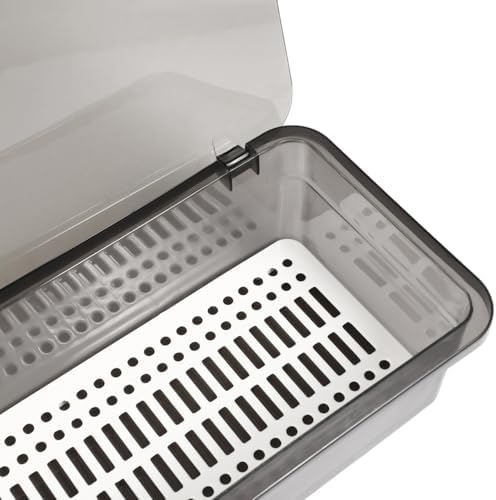 Cabilock 3 Pack Silverware Organizer with Lid, Cutlery Tray Utensil Holder fo...