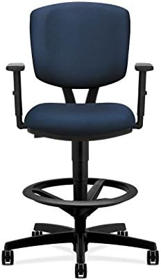 HON Height-Adjustable T-Arms for Volt Series Task Chair, Black | Replacement office chair arms for HON Volt office desk chair, office desk accessories for offices, typing, and computer use