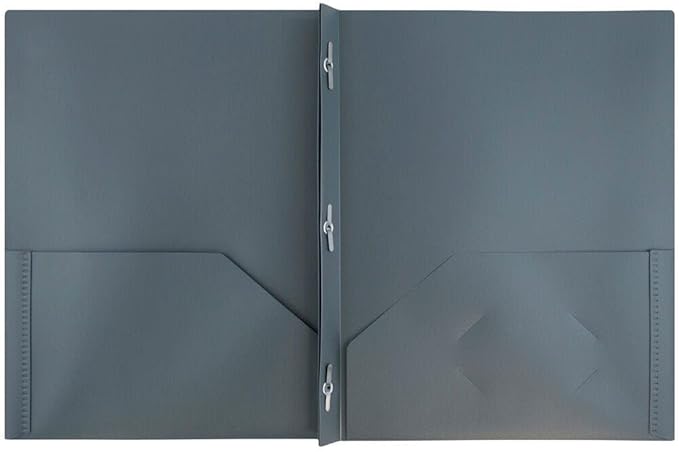 JAM PAPER Plastic Color Pop Folders - Image 2
