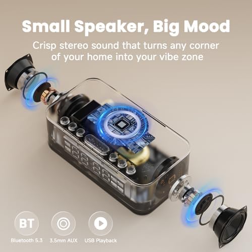 digital alarm clock white noise, loud digital alarm showing dimensions