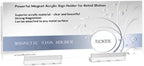 ECKEK Magnetic Sign Holder Grip Holder, Powerful Magnet, Acrylic Sign Holder by ECKEK