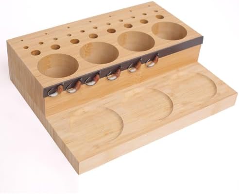Raprance Wooden Fly Tying Fishing Kit Organizer Fly Tying Tool Caddy Desktop ...