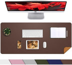 Leather Desk pad Protector, Large Desk mat by AFIING