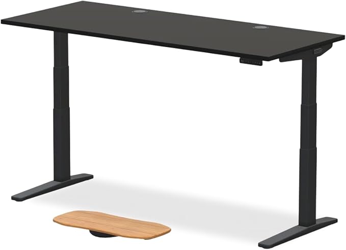 UPLIFTDESK V3 2-Leg Black Laminate Wood Standing Desk – Adjustable Height by UPLIFTDESK